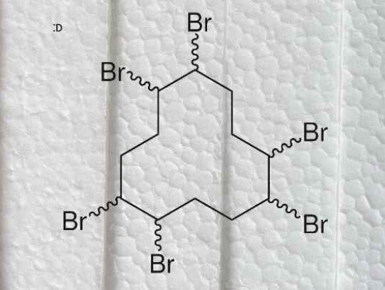 Fórmula esquelética de una molécula de HBCD | © CRB Analyse Service GmbH